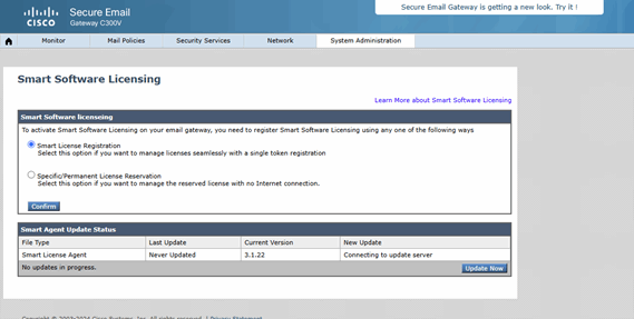 Smart License Cisco ESA-11