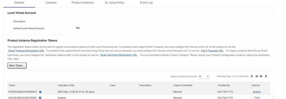فعال سازی (Stealthwatch) Cisco SNA Smart License